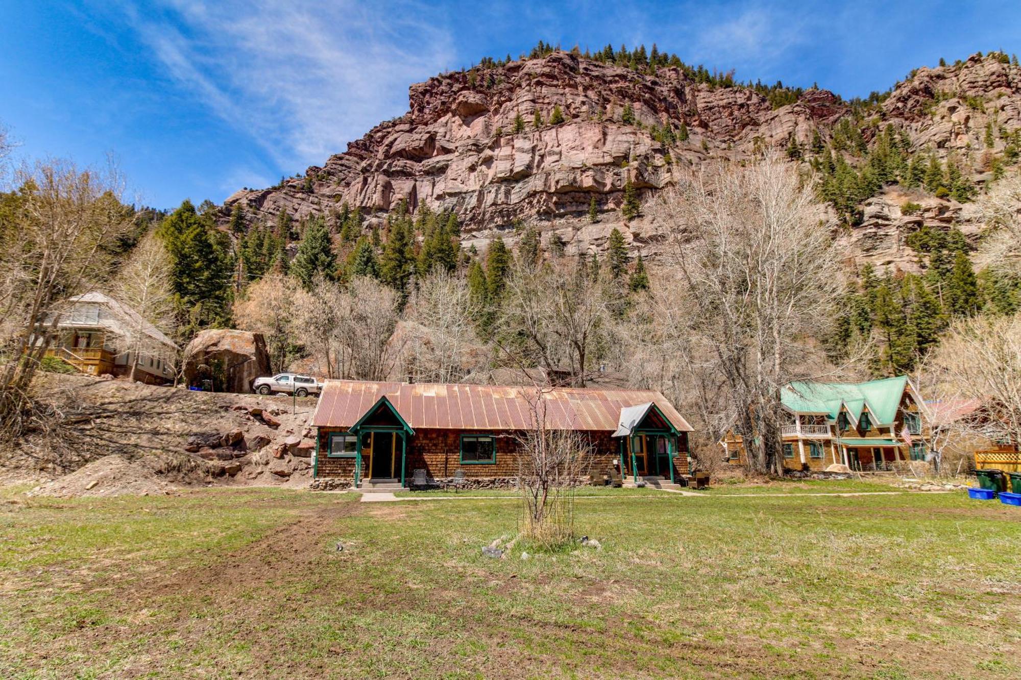 Ferienwohnung Downtown Ouray Apt With River And Mountain Views! Exterior foto